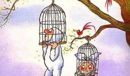 漫画笼中鸟,自由与束缚的寓言